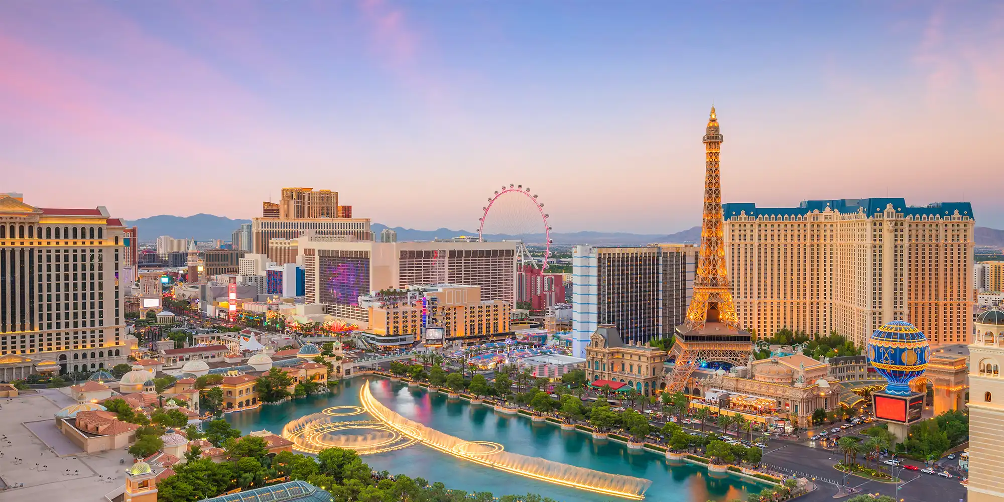 Scenic view of Las Vegas location